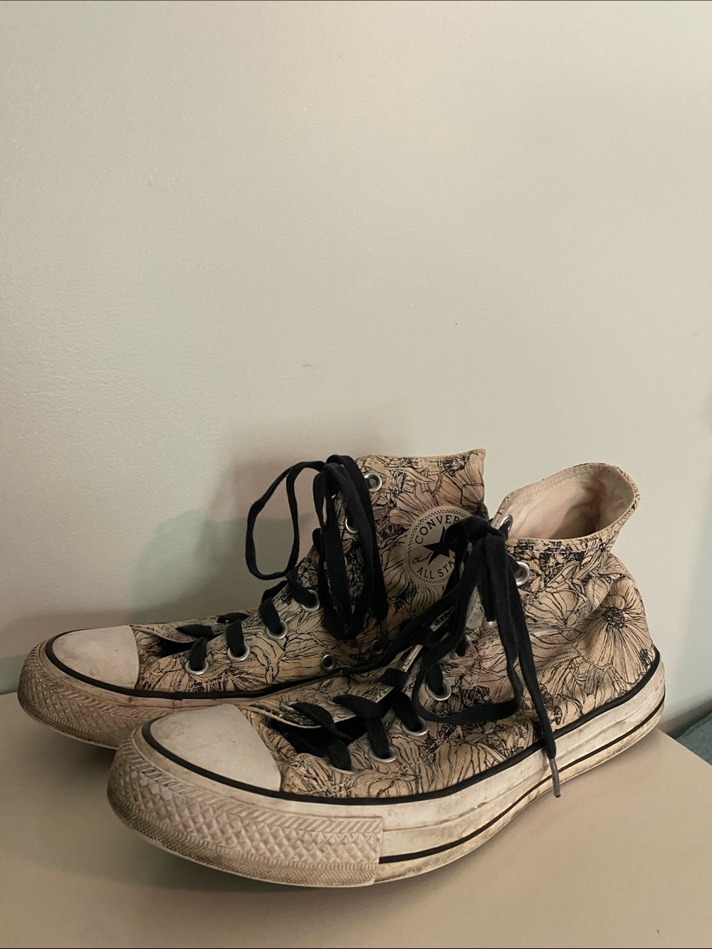 Floral Converse hightops